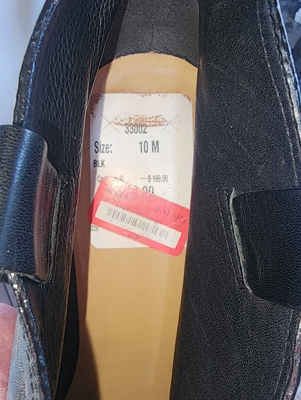 Coach Aliza black leather high heel ankle booties, Size 10 Pull On New W/out Box - Picture 4 of 9